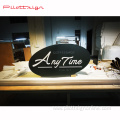 outdoor custom LED acrylic hotels logo light box